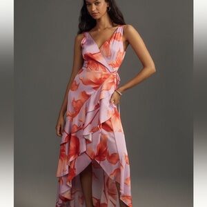 Hutch Isadora Bare V-Neck Wrap
Midi Dress